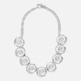 Sculptured Spirals Necklace