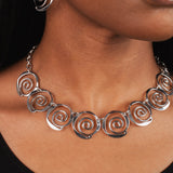 Sculptured Spirals Necklace